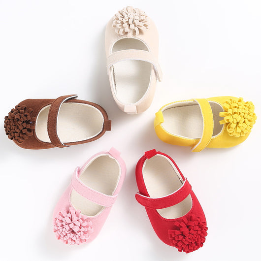 Zapatos para bebé con flores de colores - Calzado suave y flexible - Image 3