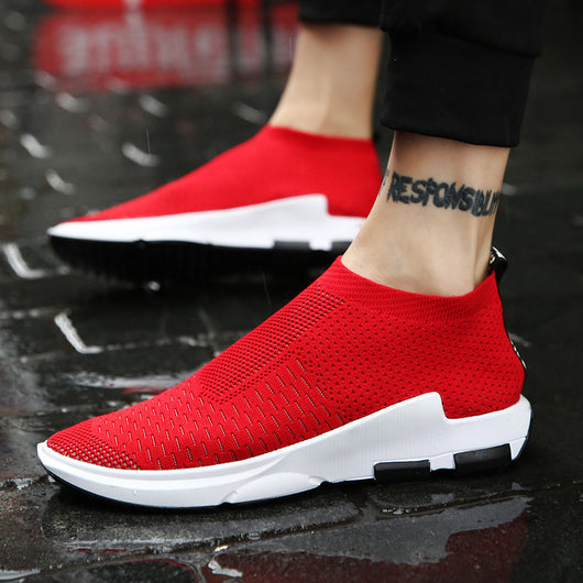 Zapatos Altos Elásticos Tipo Calcetín para Hombres Talla Grande - Image 3