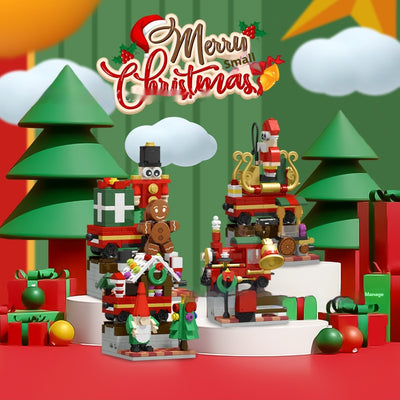 Set de 24 Bloques de Construcción Escenas Navideñas en Caja Sorpresa Compatible - Image 9