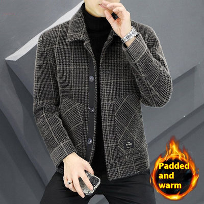 Chaqueta de Lana Casual para Negocios Otoño-Invierno - Image 3