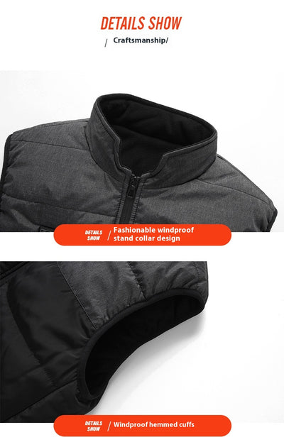 Chaleco Térmico Inteligente con 4 Zonas de Calor Independientes - Cuello V - Image 14