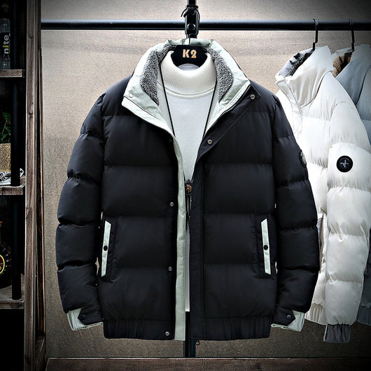 Chaqueta Acolchada para Hombre Estilo Juvenil Moderno - Image 7