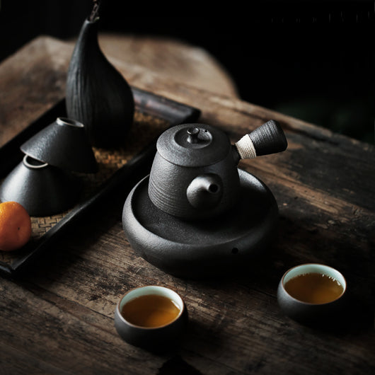 Tetera Cerámica Kung Fu Hecha a Mano - Juego Completo para Té - Image 3