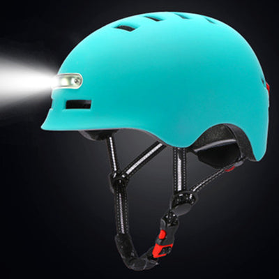 Casco de Ciclismo con Iluminación Frontal y Luz de Alerta Trasera - Image 4