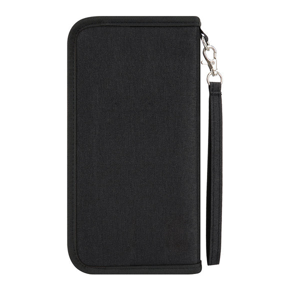 Cartera de Viaje Antirrobo con RFID - Organizador de Documentos de Gran Capacidad