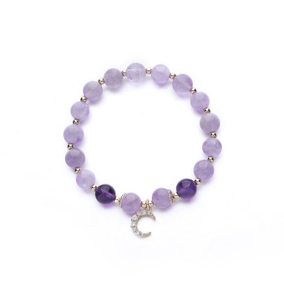 Pulsera de Amatista Natural de Uruguay