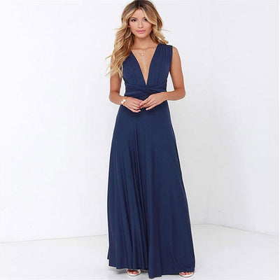 Vestido Largo Backless Multiusos para Fiestas y Bodas - Image 26