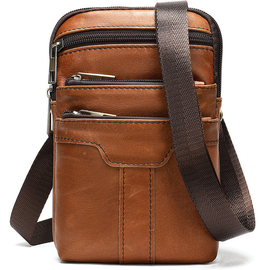 Bolsa Mensajero de Cuero Vacuno Vintage - Image 8