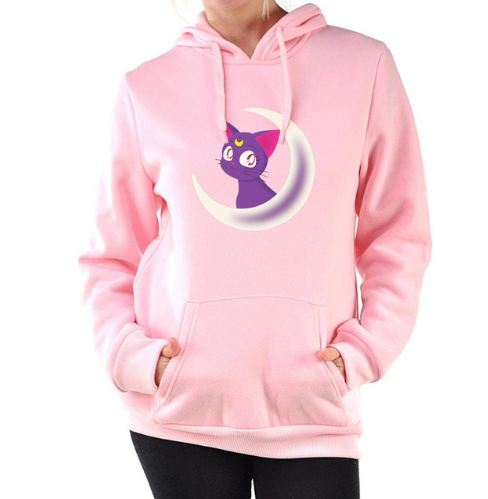 Sudadera con capucha y forro de terciopelo para mujer - Image 21