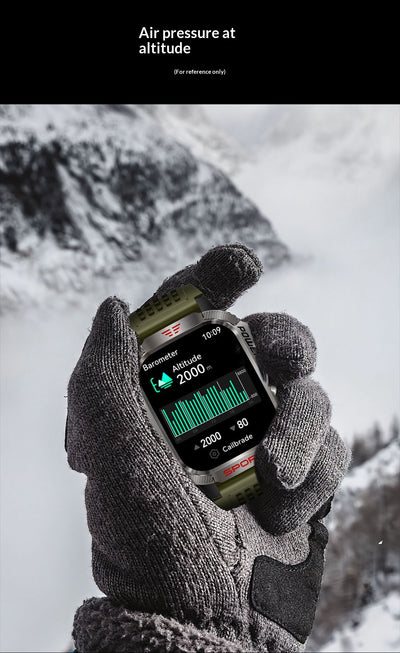 Reloj Inteligente Deportivo con Altímetro Barométrico y Llamadas Bluetooth - Image 10
