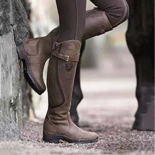 Botas Medianas para Mujer - Estilo Rider Versátil - Image 10