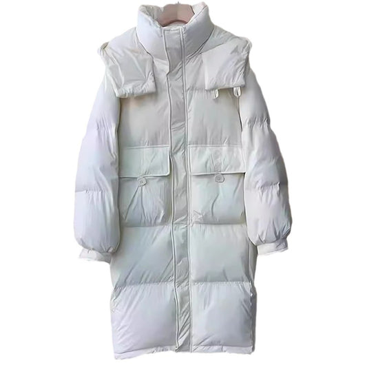 Abrigo Acolchado de Plumón Largo para Mujer - Diseño Elegante y Cálido - Image 5
