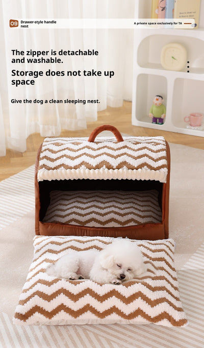 Caseta Semiencerrada Cuadros para Perros - Image 16