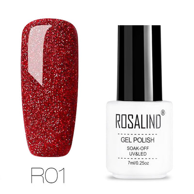 Uñas de Terapia Lumínica Arcoíris con Diseño de Estrellas - 29 Colores - Image 16