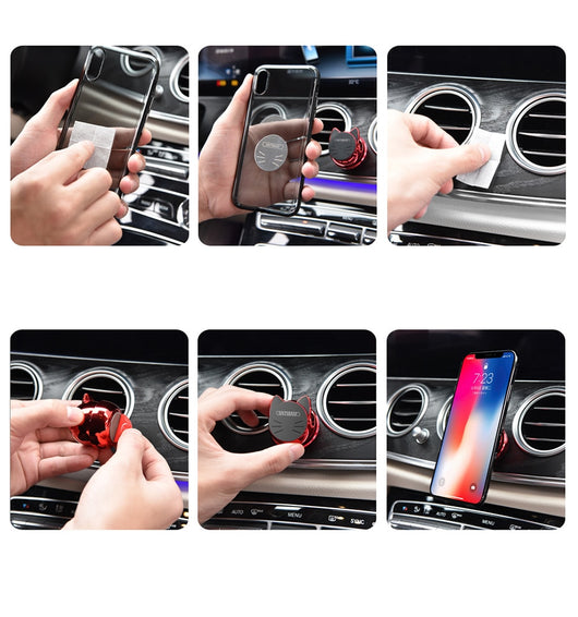 Soporte Magnético Universal 360° para Celular en Auto - Compatible con Xiaomi Redmi Note 7 - Image 3