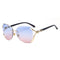 Gafas de Sol Oversized Rosa con Brillantes de Cristal