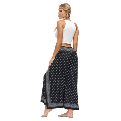 Pantalones Yoga Boho Estampado Étnico para Entrenamientos al Aire Libre - Image 14