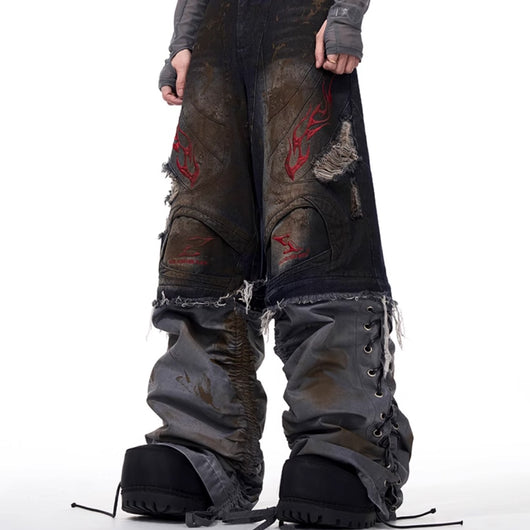 Jeans Retro Desmontables - Pantalón 2 en 1 Versátil