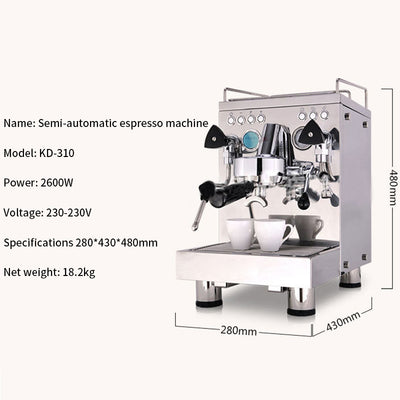 Máquina de Espresso Semiautomática Profesional para Casa y Negocio - Image 7