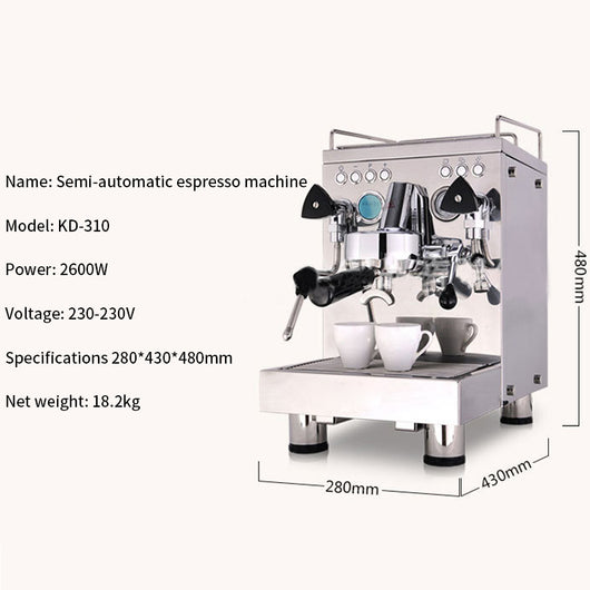 Máquina de Espresso Semiautomática Profesional para Casa y Negocio - Image 7