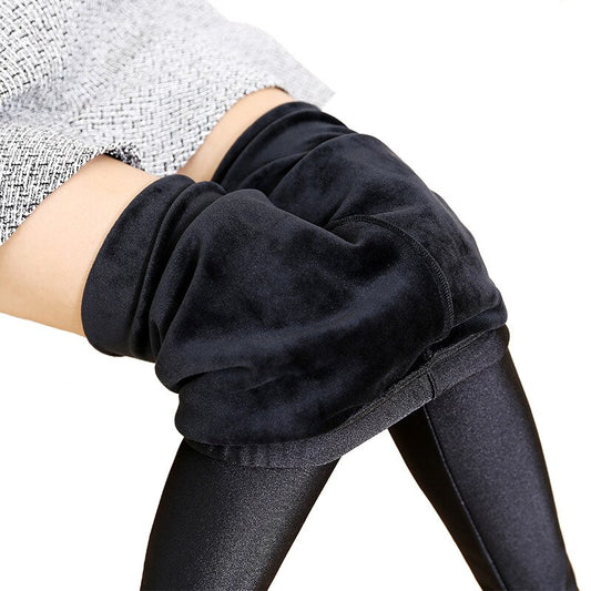Pantalones Capri Elásticos Talle Bajo Brillante en Colores Neón para Mujer - Image 2