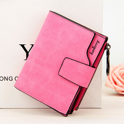 Billetera Vertical de Cuero Nobuck para Mujer - Multicolor con Múltiples Compartimentos