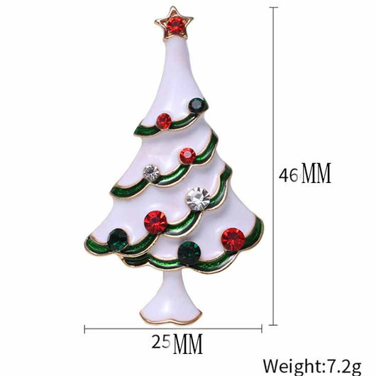 Broche Navideño Campana con Diamantes de Aleación - Image 11