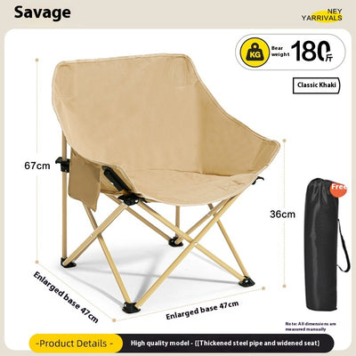 Silla de Camping Plegable con Respaldo Ergonómico - Image 6
