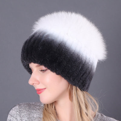 Gorro de Invierno de Piel de Conejo Rex - Abrigo Máximo - Image 3