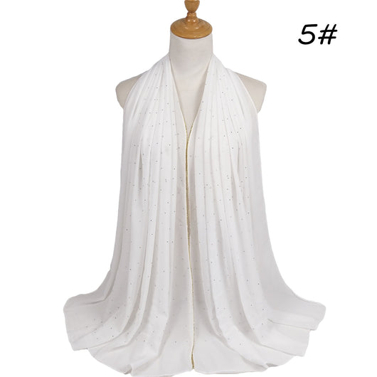 Sudadera con Capucha de Chifón y Cadena Perlada - Image 10