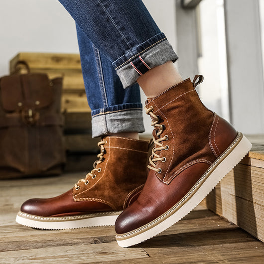 Botas Retro de Caña Alta para Hombre con Tecnología Americana - Image 12