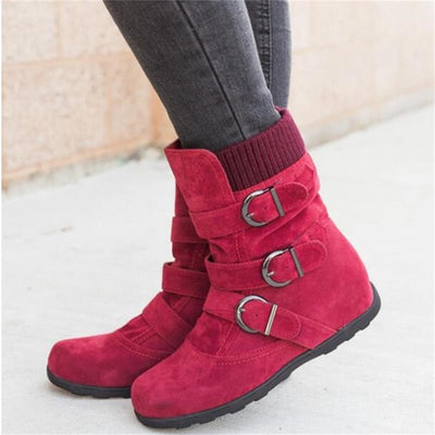 Botas de Algodón Grueso Talla Grande para Mujer - Image 17
