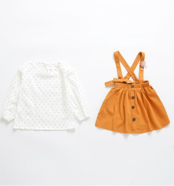 Vestido Princesa Coreano para Niña con Tirantes Ajustables - Image 5