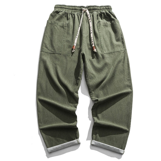 Pantalones Retro de Pierna Ancha Cintura Alta - Image 4