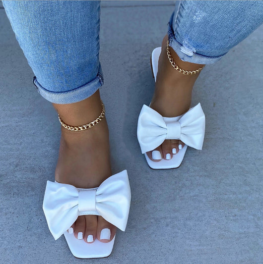 Sandalias Bajas con Moño - Comodidad y Estilo - Image 4