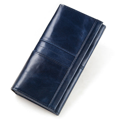 Cartera de Cuero para Mujer con Múltiples Compartimentos de Gran Capacidad - Image 8