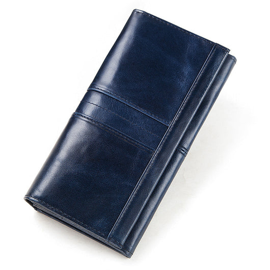 Cartera de Cuero para Mujer con Múltiples Compartimentos de Gran Capacidad - Image 8