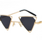 Gafas de Sol Punk Triángulo Hueco - Estilo Europeo Metálico