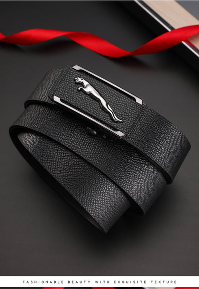 Cinturón de Cuero para Hombre con Hebilla Automática sin Agujeros - Image 16