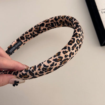 Diadema Vintage Leopardo en Terciopelo - Accesorio Versátil para Cualquier Estilo - Image 10
