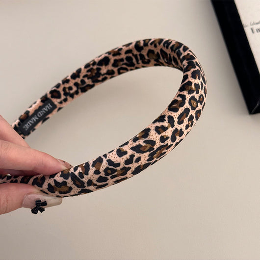 Diadema Vintage Leopardo en Terciopelo - Accesorio Versátil para Cualquier Estilo - Image 10