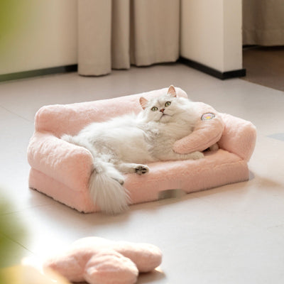 Cama Térmica para Gatos Desmontable y Lavable - Nido Acogedor Cuatro Estaciones