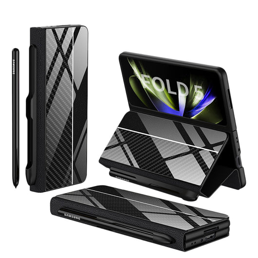 Funda de Cristal Protectora para Galaxy Z Fold5 - Diseño Flip Creativo - Image 20