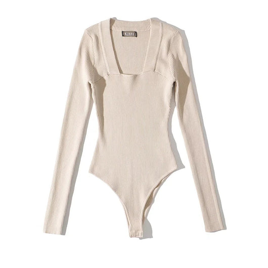 Jumpsuit Tejido con Escote Cuadrado y Ala Ancha - Estilo Sexy - Image 12