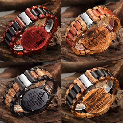 Reloj de Cuarzo para Hombre con Diseño de Madera - Estilo Deportivo - Image 6