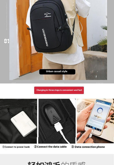 Mochila Escolar y de Viaje de Gran Capacidad para Hombre - Image 21