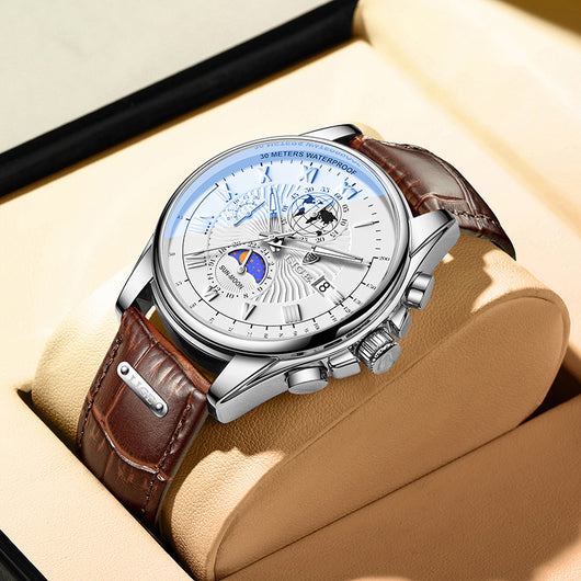 Reloj Cronógrafo Multifuncional Impermeable con Esfera Luminosa - Image 8