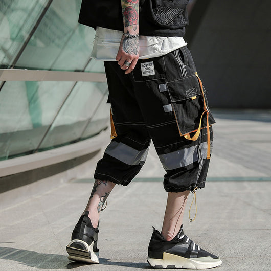 Pantalones Cortos de Bloques de Color para Hombre - Image 10