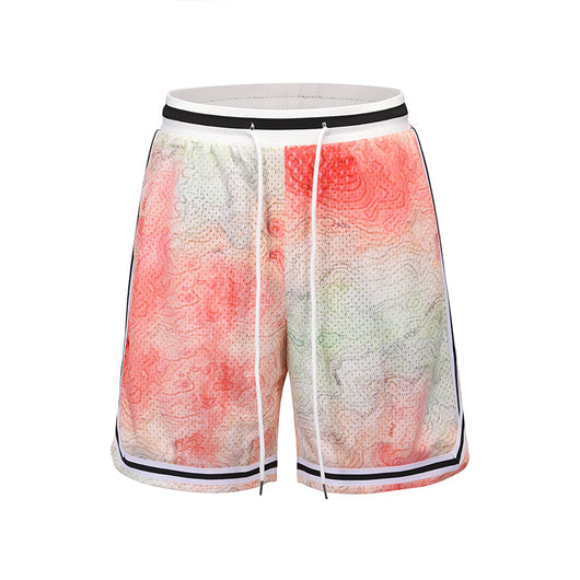 Shorts Hip Hop Degradado Holgados para Hombre - Estilo Urbano Verano - Image 5
