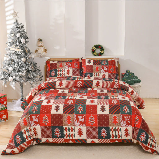 Conjunto de Tres Piezas a Cuadros Rojo Navideño - Image 12